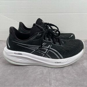 Asics Gel Cumulus 26 Shoes Sneakers Mens Size 9 Black Running Active Gym Comfort